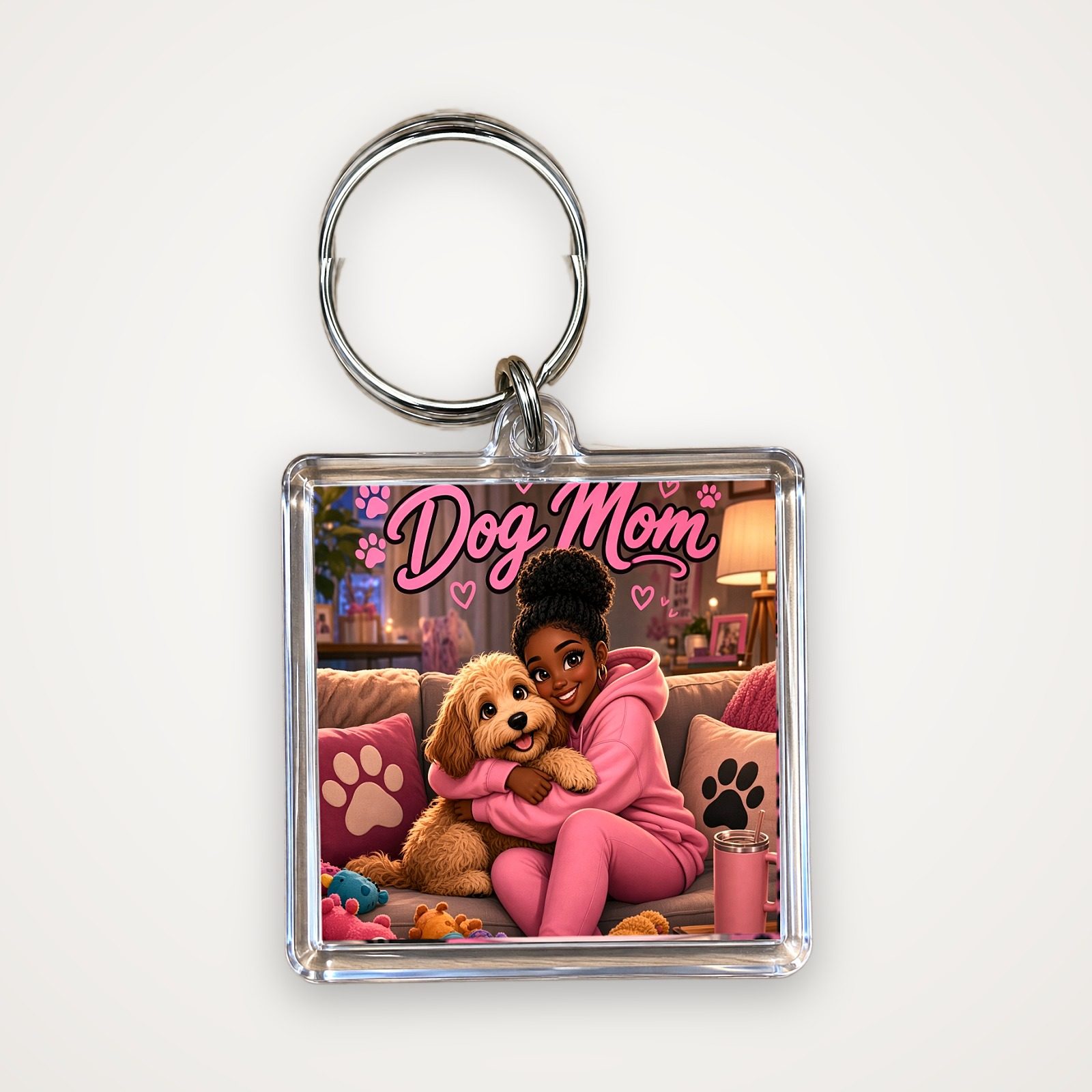 Dog Mom Keychain, photo 2