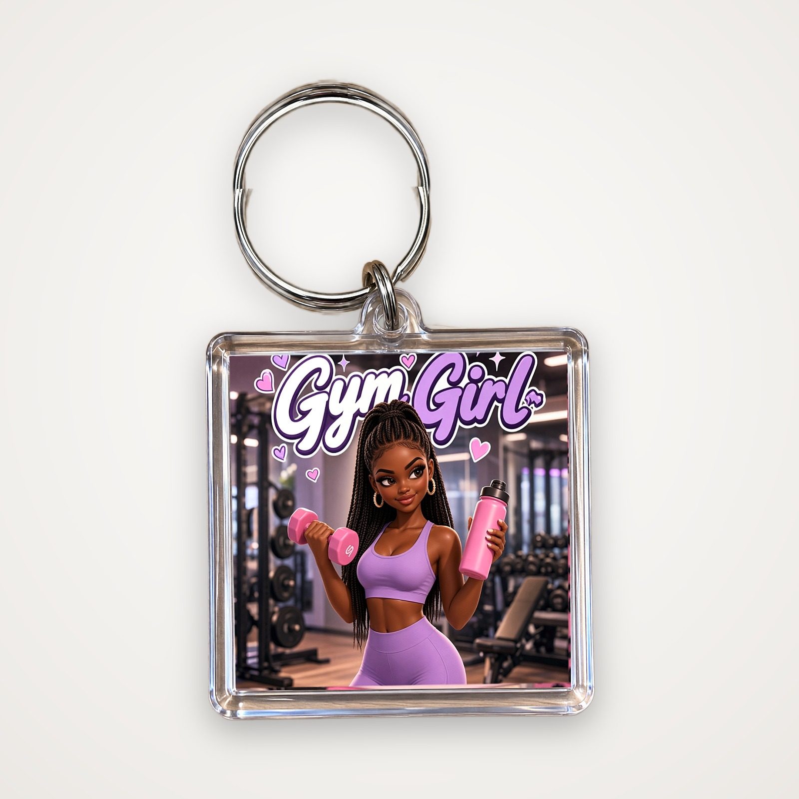 Gym Girl Keychain, photo 2