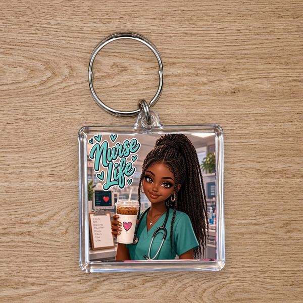 Nurse Life Keychain