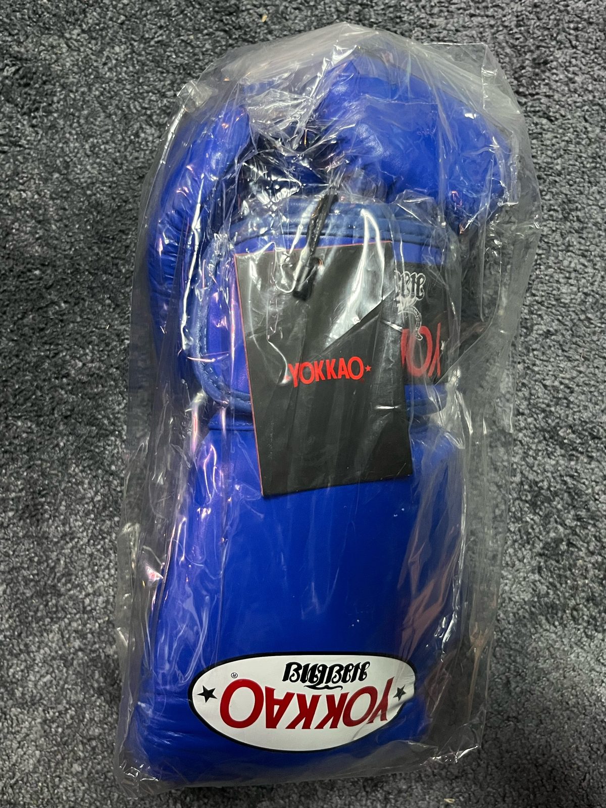 YOKKAO Matrix Blue Boxing Gloves 10oz, photo 2