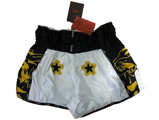 YOKKAO Original Gold White Muay Thai Shorts, photo 2