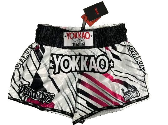 YOKKAO Power White Muay Thai Shorts, photo 1