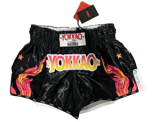 YOKKAO The Flame 2025 Black Muay Thai Shorts
